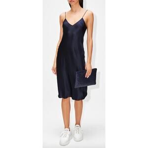 Nili Lotan Short Cami Slip Dress in Dark Navy